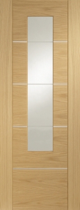 Portici Style Glazed Internal Oak Door 24"/33" only(slight seconds) - Clearance